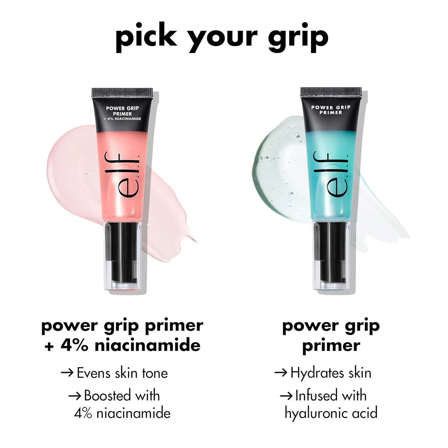 Elf Power Grip Primer Desgaste Cara Ilumina Contorno A Base de Gel Hidratación Profunda Maquillaje Base Facial Iluminador Maquillaje Hidratante