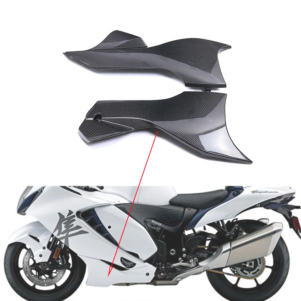 For Suzuki GSX1300R Hayabusa 2021 2022 2023 2024 3K Carbon Fiber Lower Side Panels Motorcycle Accessories Belly Pan Fairing Kits