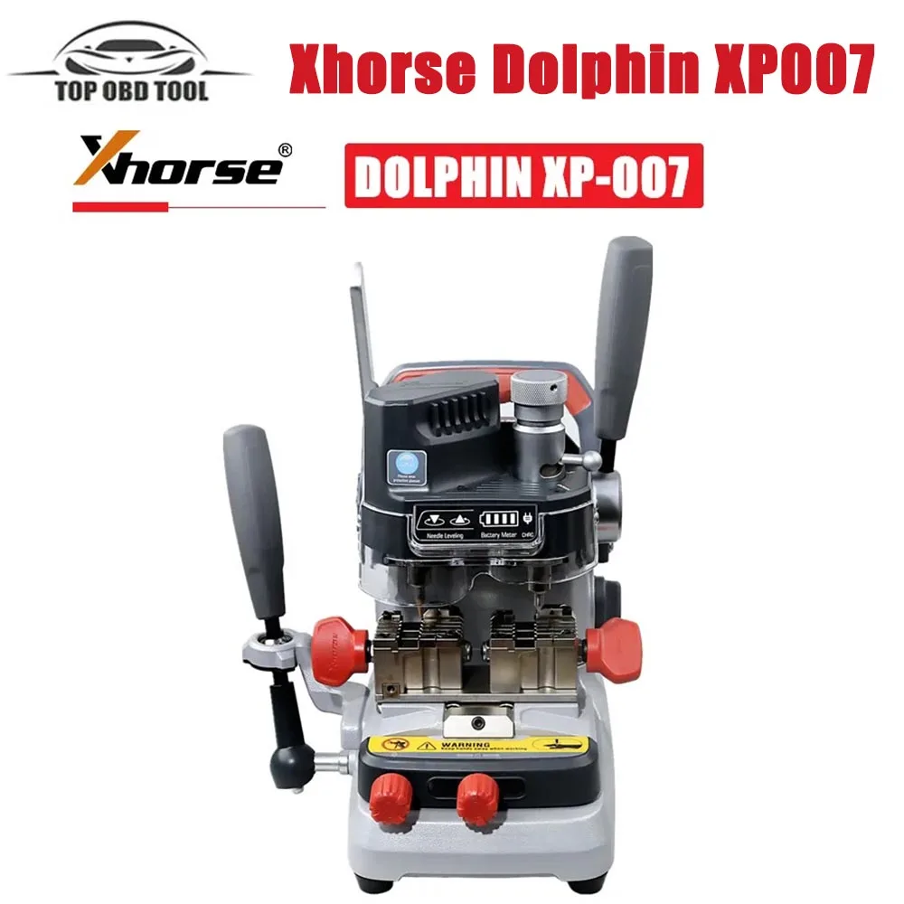 Xhorse Condor Dolphin XP007 Ręczna maszyna do cięcia kluczy zgodna z Bluetooth do zastosowań laserowych / domowych / płaskich kluczy