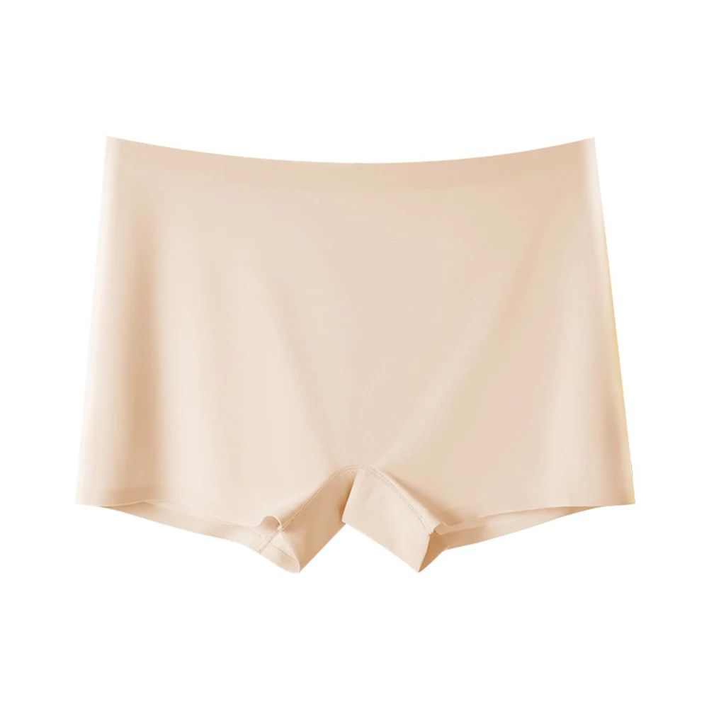 Comfy Hot Women Underpant Safety Shorts Solid Color Under Skirt Shorts Breathable High Stretch Shorts No Curling