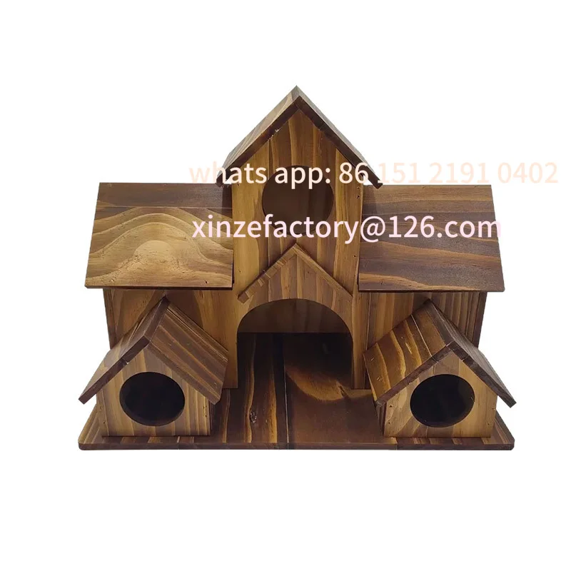 

Customizable Bird Houses Bird Room Large Bird House for Garden Courtyard Backyard Decor Finch Bluebird Cardinals Handmade Hummin