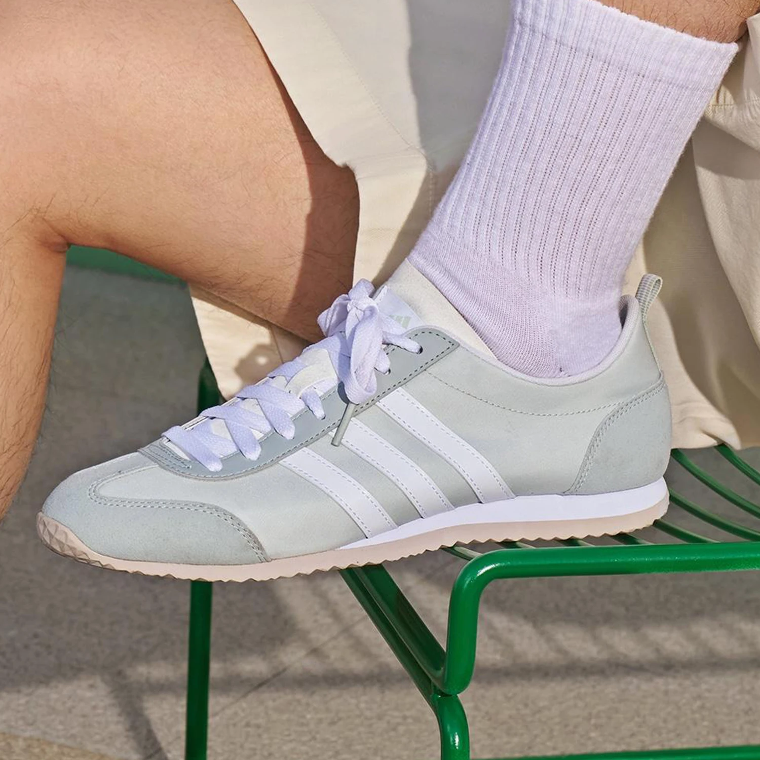 Adidas Authentic VS JOG 2.0 Men's Women's Simple Lightweight Sports Shoes JR4649