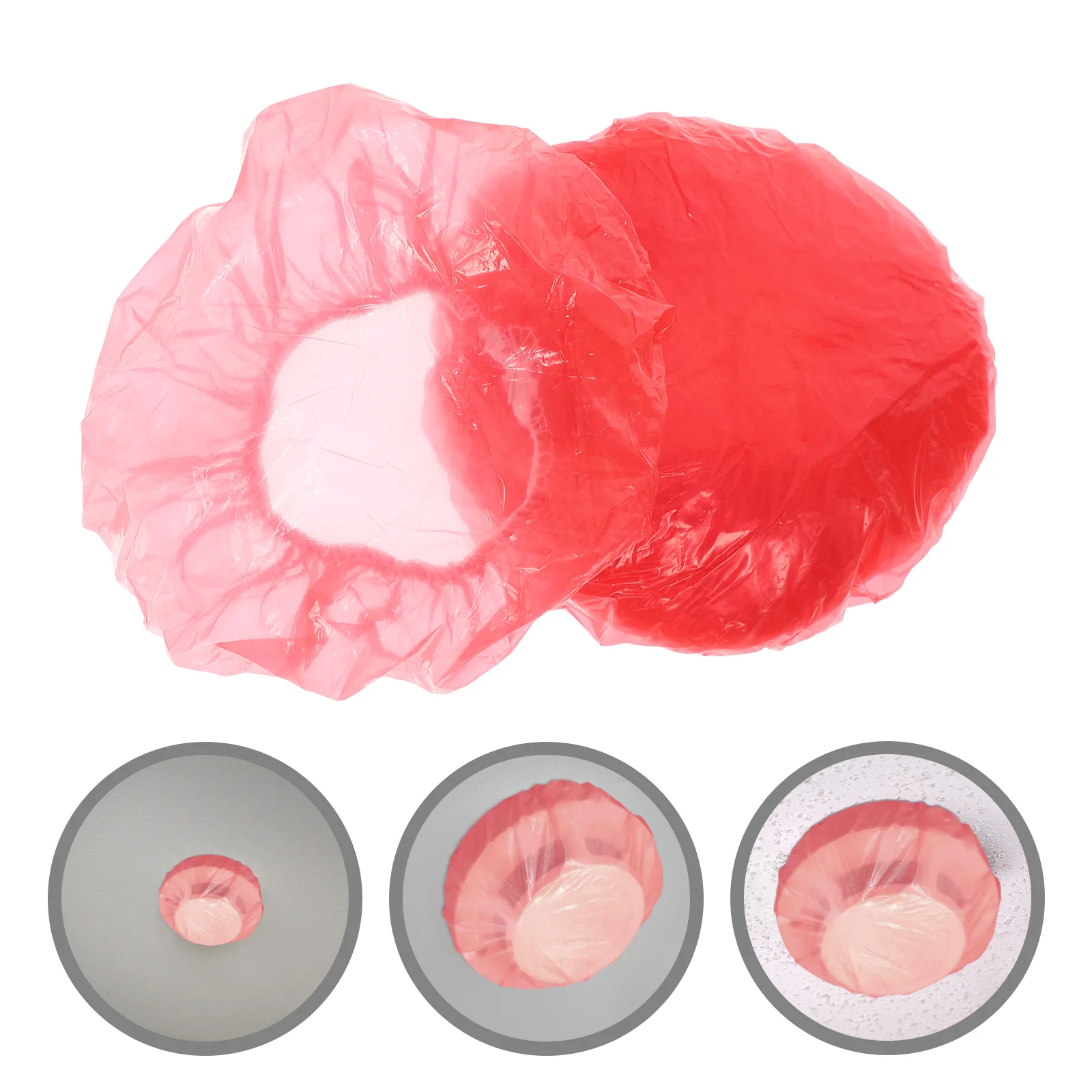 100 Pcs Smokes Alarm Dust Cover Cap Protective Covers Sensor for Cooking Red Replacement