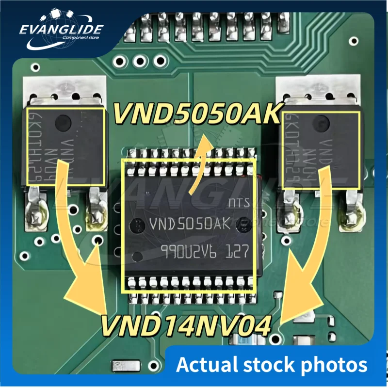5 PCS/LOT Original & New VND5050AK VND14NV04 VND5050 5050 Kosdam Smart Power Supply Driver - Car Computer Headlight Control Chip