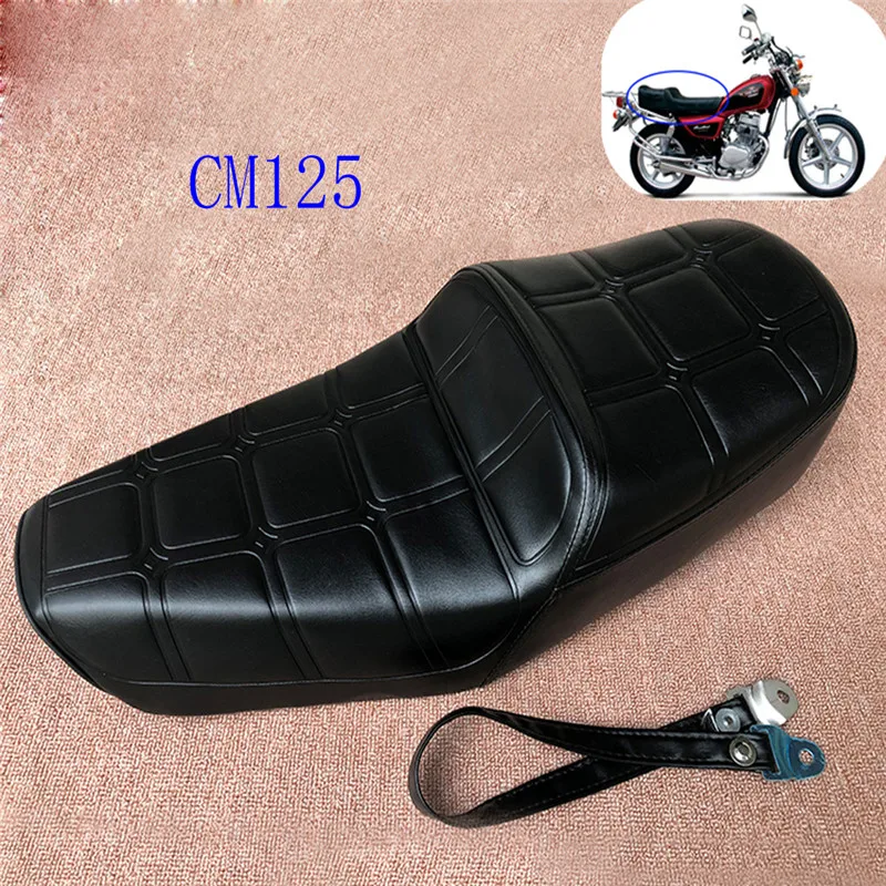 Motorcycle Seat Complete for Honda Sundiro Jialing CM125 SHD125 Chopper Waterproof Cushion Sunscreen Motorbike Saddle Dustproof