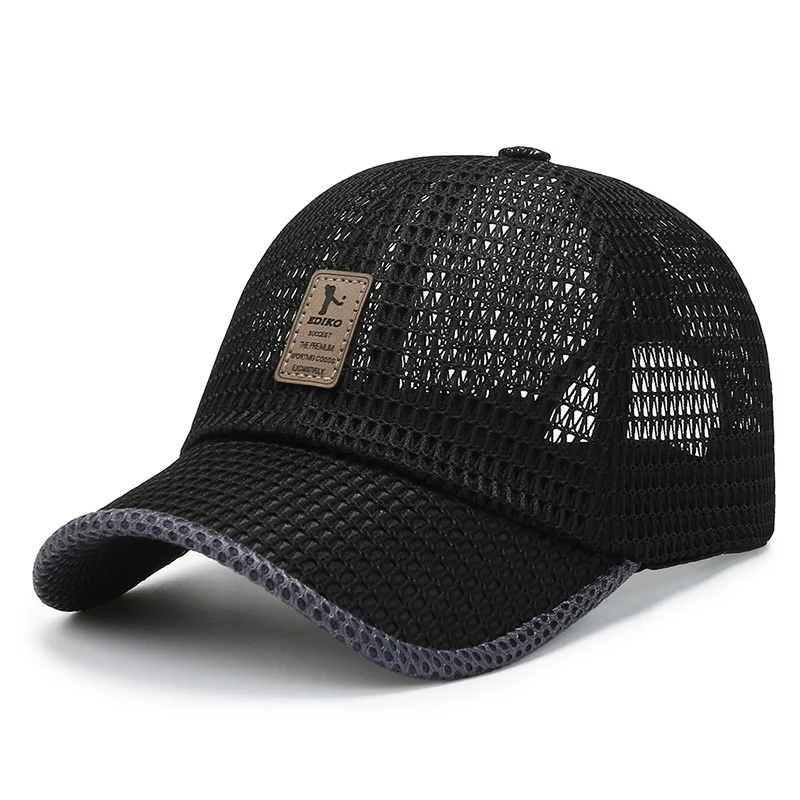 Short Brim Breathable Full Mesh Hat Lightweight Cooling Water Baseball Cap Visors Hat Outdoor Sport Hat