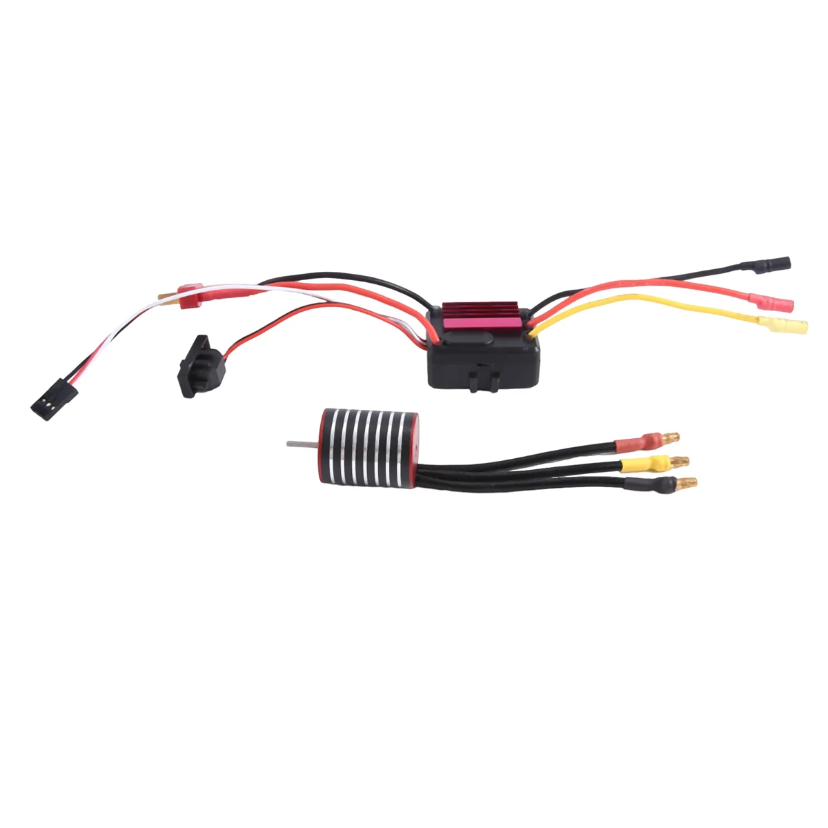 Waterproof 2430 6300KV Brushless Motor with 30A ESC Combo Set for 1/8 1/10 1/12 RC Crawler Car Truck