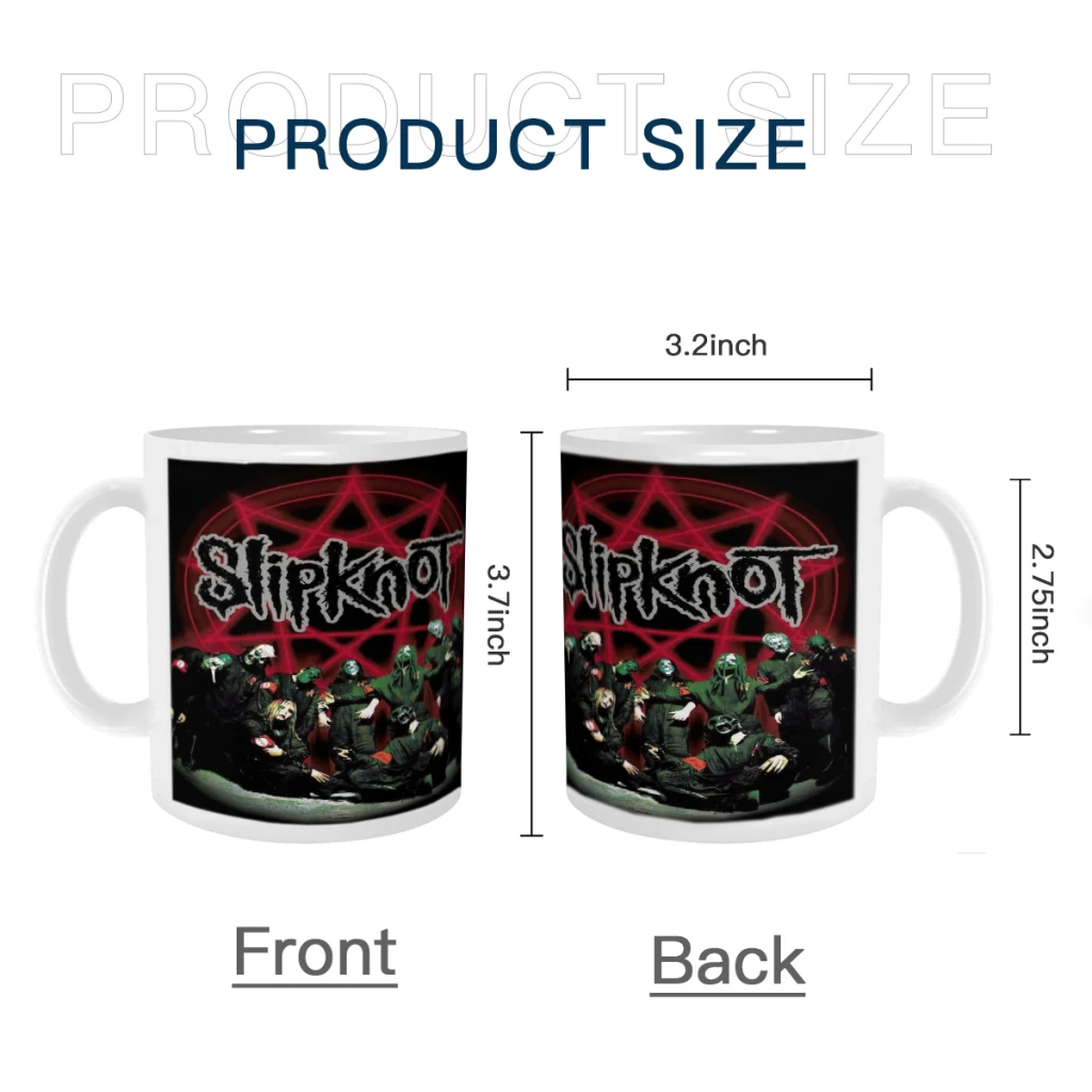 Classic Heavy Metal Rock S-Slipknot Ceramics Coffee Mugs Tea Cup Milk Cups Gifts Drinkware Coffeeware