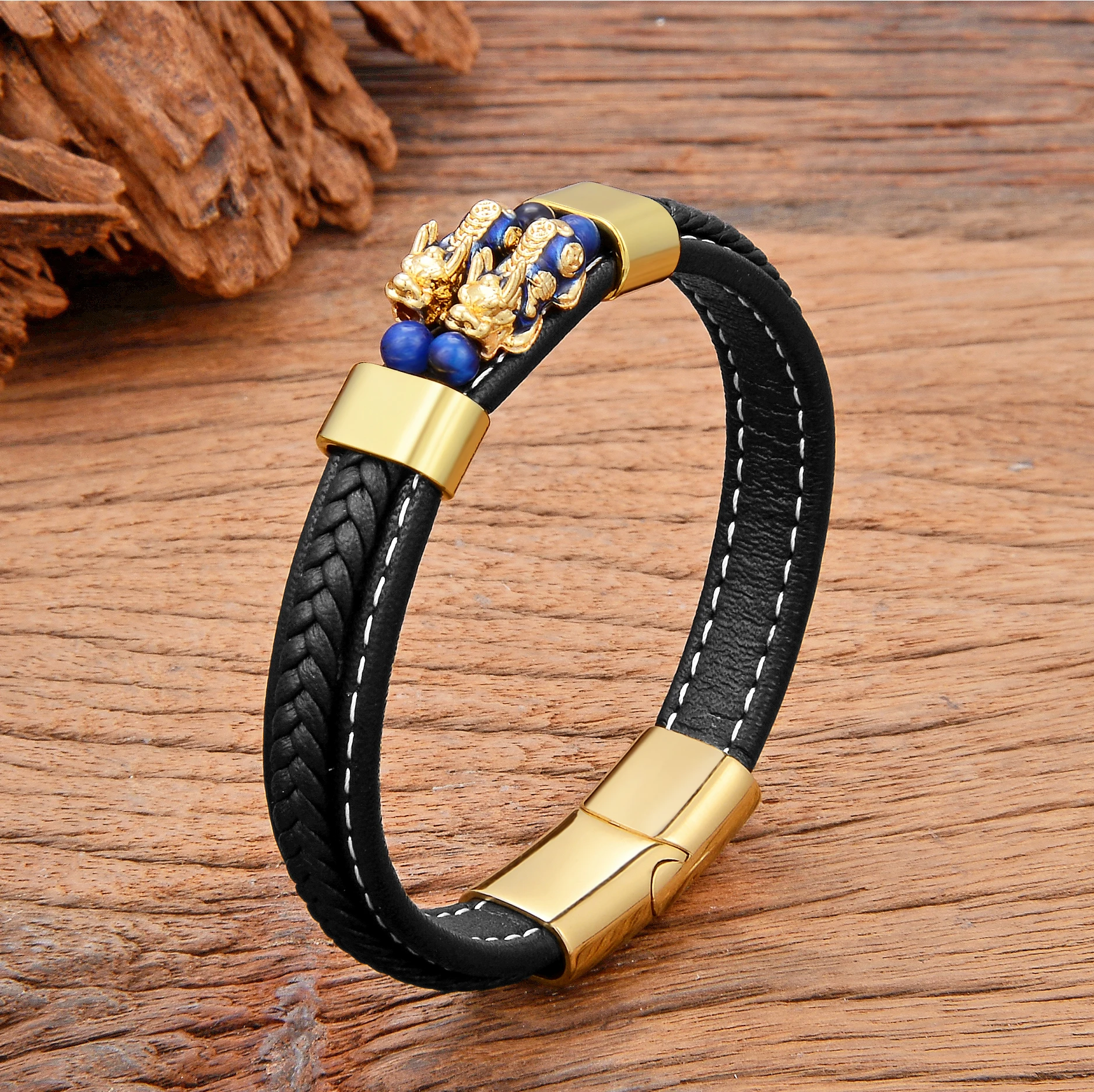 Friendship Bracelets for Men Personalized Bracelet Homme Feng Shui PIXIU Women Leather Jewelry Ladies Chinoiserie Gift Boyfriend