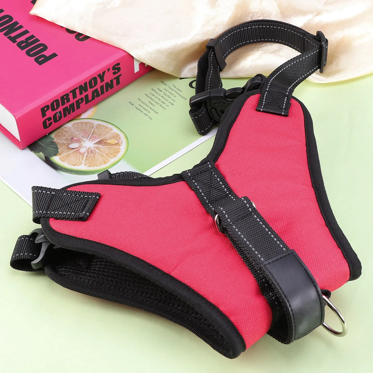 

Style Oxford Cloth Dog Harness Size Xl Comfortable Large Puppy Harness Easy Release D-Ring Pet Chest Strap Walking