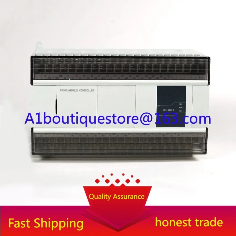 XINJE XD3 Series XD3-48R-E XD3-48T-E XD3-48RT-E AC220V 28DI 20DO PLC Industrial Controller In Box