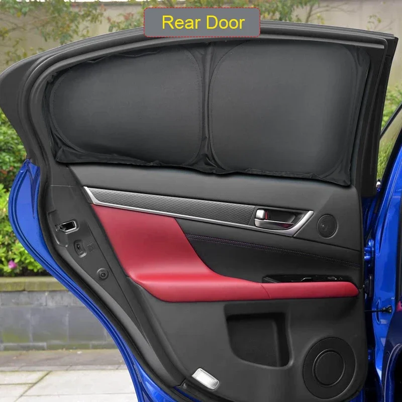 

Car Black Window Privacy Sunshade Auto Anti-UV Heat Insulation Protect Cover Interior Accessory For LEXUS GS L10 2012-2020