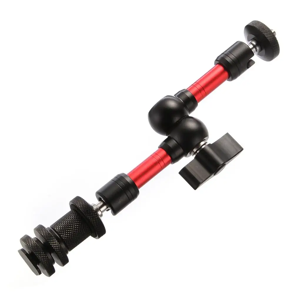 Magic Arm New Aluminum Alloy Stabilizer Arm with Variable Friction Control for DSLR Monitor and Camcorder Support