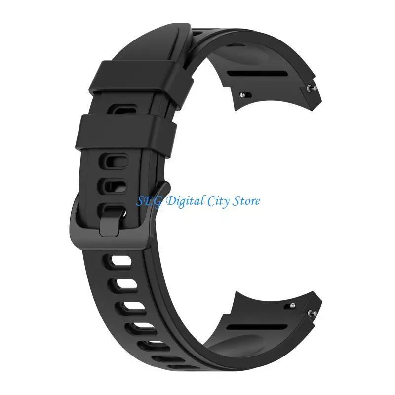 

U75B 20mm Silicone Strap Adjustable Watch Band for watch 4 40mm/44mm Smartwatch