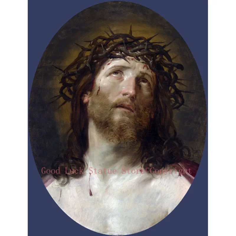 TOP Religious ART- Christ jesus portrait oil painting print work--good quality art PAINTING on canvas--free shipping cost