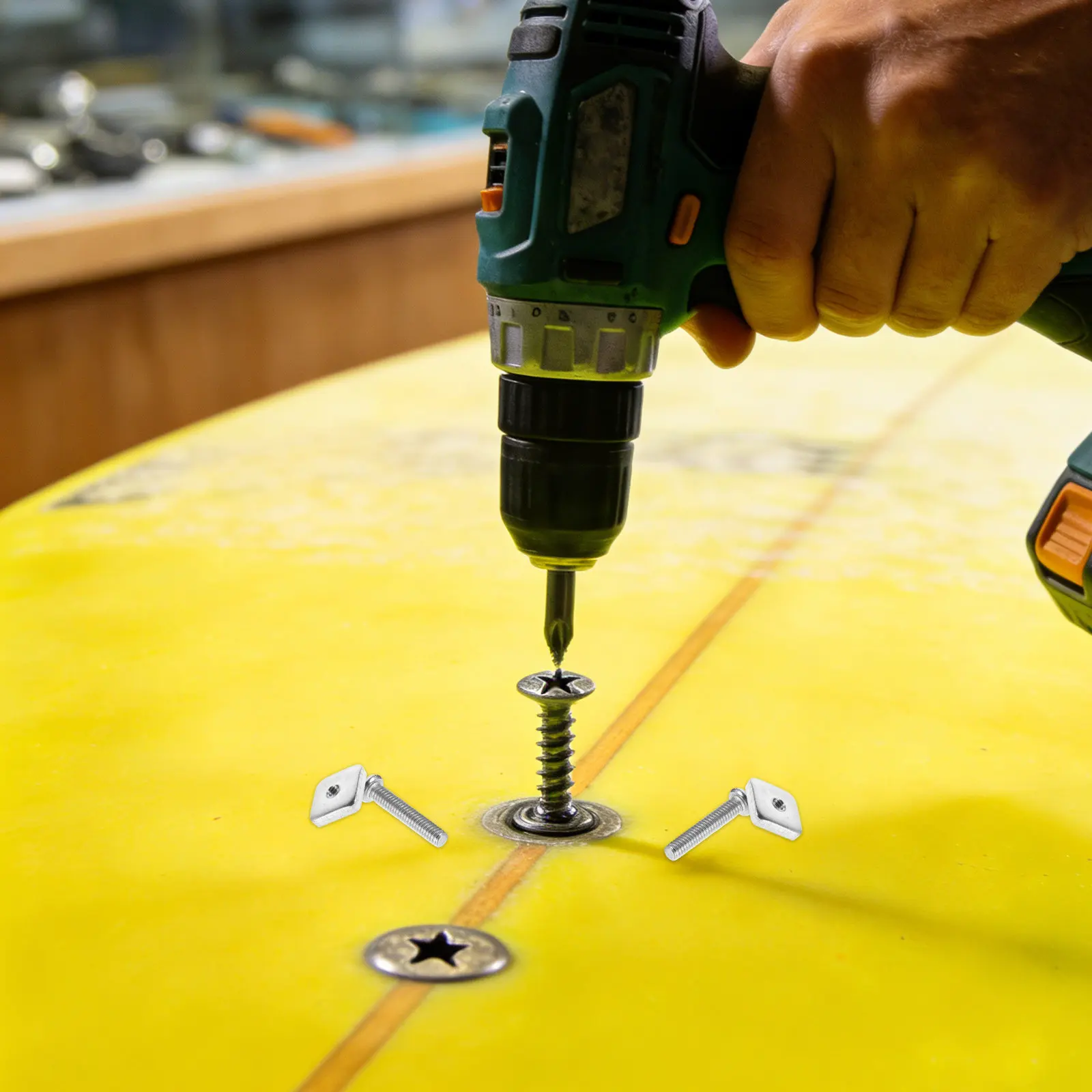 

5 шт. винтов для плавников падлборда из нержавеющей стали, универсальные крепления для плавников SUP, аксессуары для обслуживания серфбордов