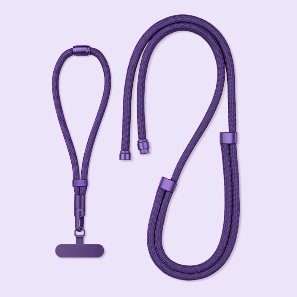 

Многофункциональный регулируемый ремешок для телефона 3-в-1: на шею, на запястье, через плечо, с возможностью отсоединения