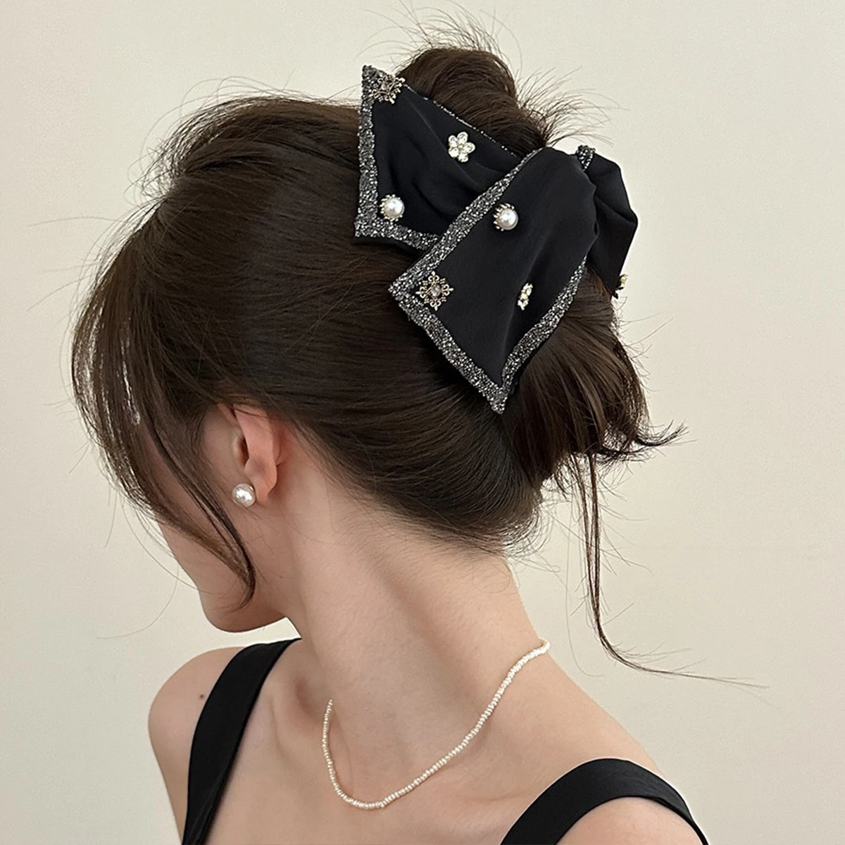 1pc Vintage Satin Rhinestone P - Vintage Fashion Ai ulasan dan harga
