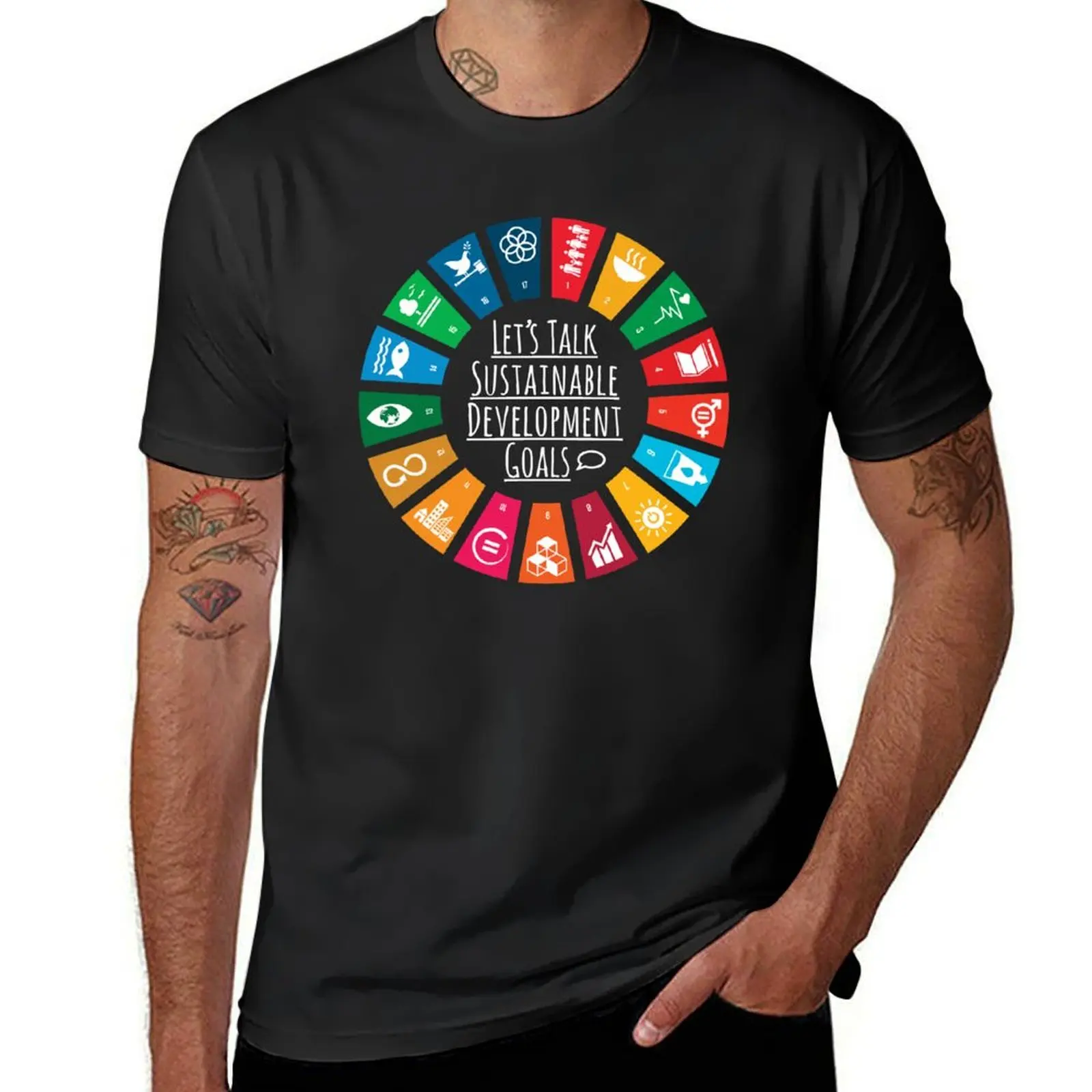 UN SDGs Global Goals 2030 | United Nations Sustainable Development Goals 2030 Logo | Sustainable Gifts T-Shirt