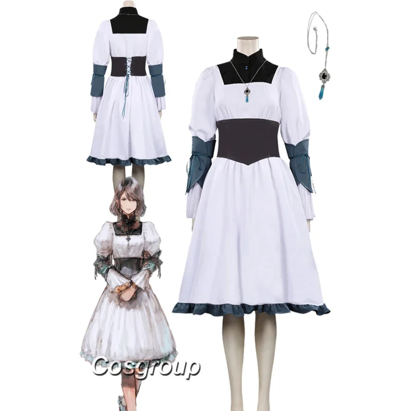 FF16 Young Jill Warrick Cosplay Fantasia Anime Game Final Fantasy XVI Costume Disguise Adult Women Fantasy Halloween Party Cloth