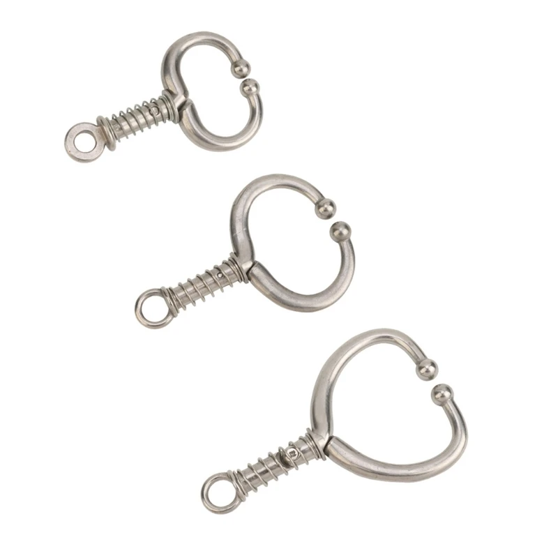 Farm Animals Stainless Steel Cow Spring Nose Pliers Cattle Durable Ware Binding Tool Nose Clamps Traction Cattle Rings