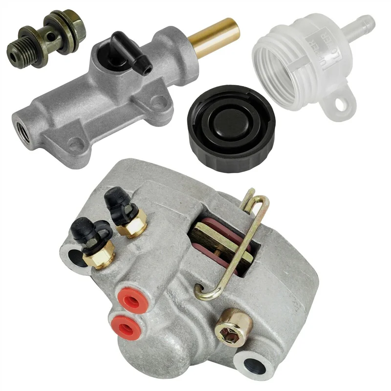

Rear Brake Caliper W/ Master Cyl Brake Fluid Reservoir Parts Accessories Fit For Polaris Trail Boss 330 Magnum 500 2001-2003