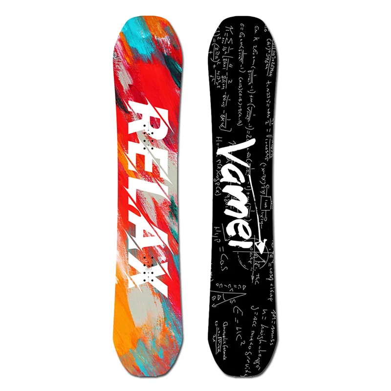 Snowboard Veneer Flat Flower Board Sintered Baseplate Super Soft Hardness 3 Action Board Adult Children's Men's and Women's