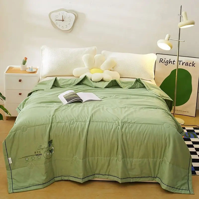 

Peppermint Mosquito Quilt Repellent Summer Cool New Air Conditioning Blanket Single Double Bed Cover Mosquito Summer Thin Quilt