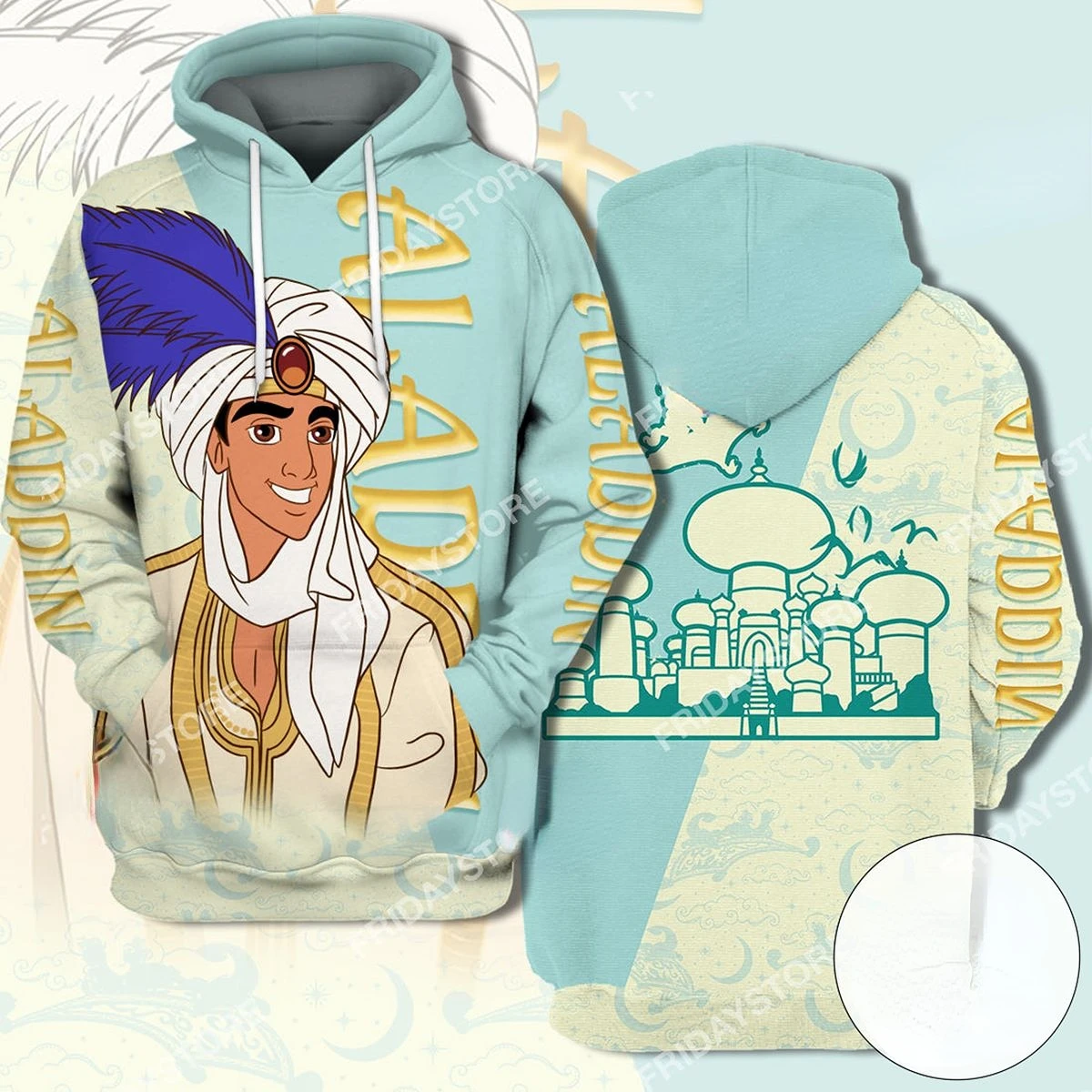

Disney T-shirt Aladdin Couple T-shirt Hoodie 3D Hoodie