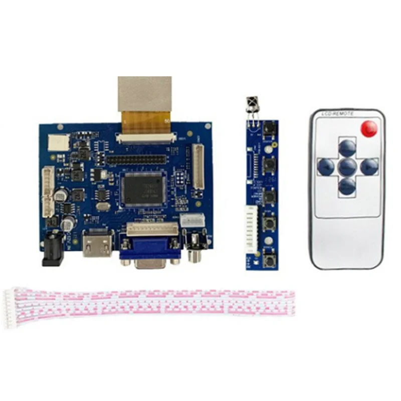 Superior-7 Inch 50Pin HD 1024X600 LCD Display -Compatible Driver Board DIY Chassis Display Kit For Raspberry Pi