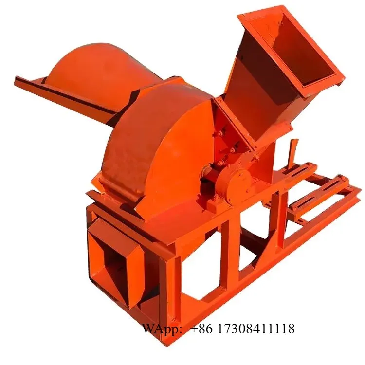 Farm Wood Shredding Equipment for Sale  Powerful Coconut Shell Grinder  Wood Branch and Pallet Crusher