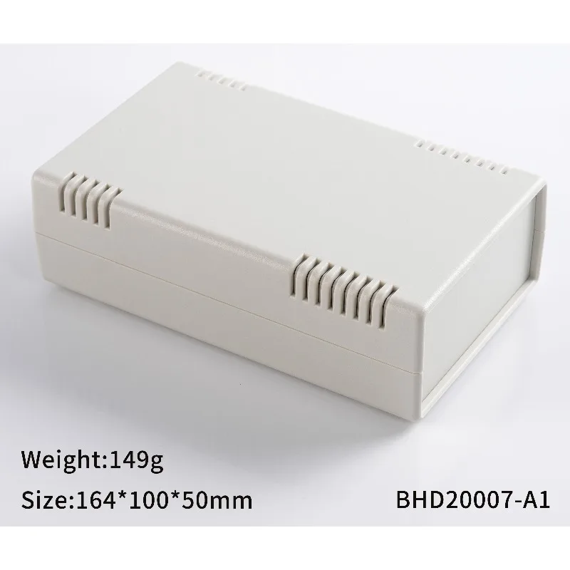 DIY Electronic Instrument Junction Box with Heat Dissipation Holes, ABS Plastic Shell Module Box, BDH20007