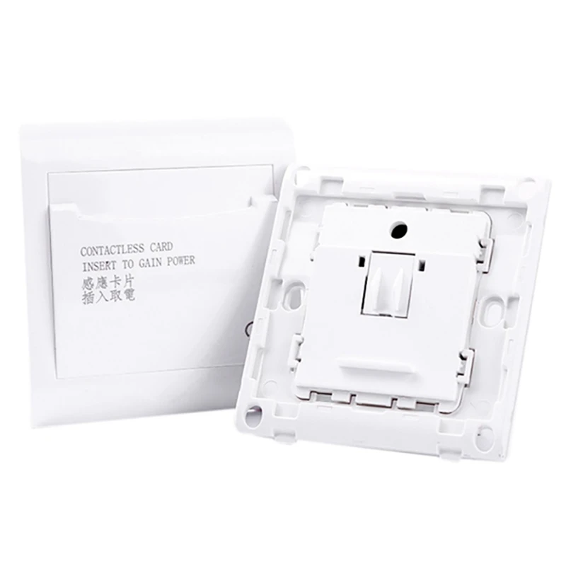 with 3 Card Hotel House Guest Room Wall Reader Switch 40A Energy Saving Insert Key for Power