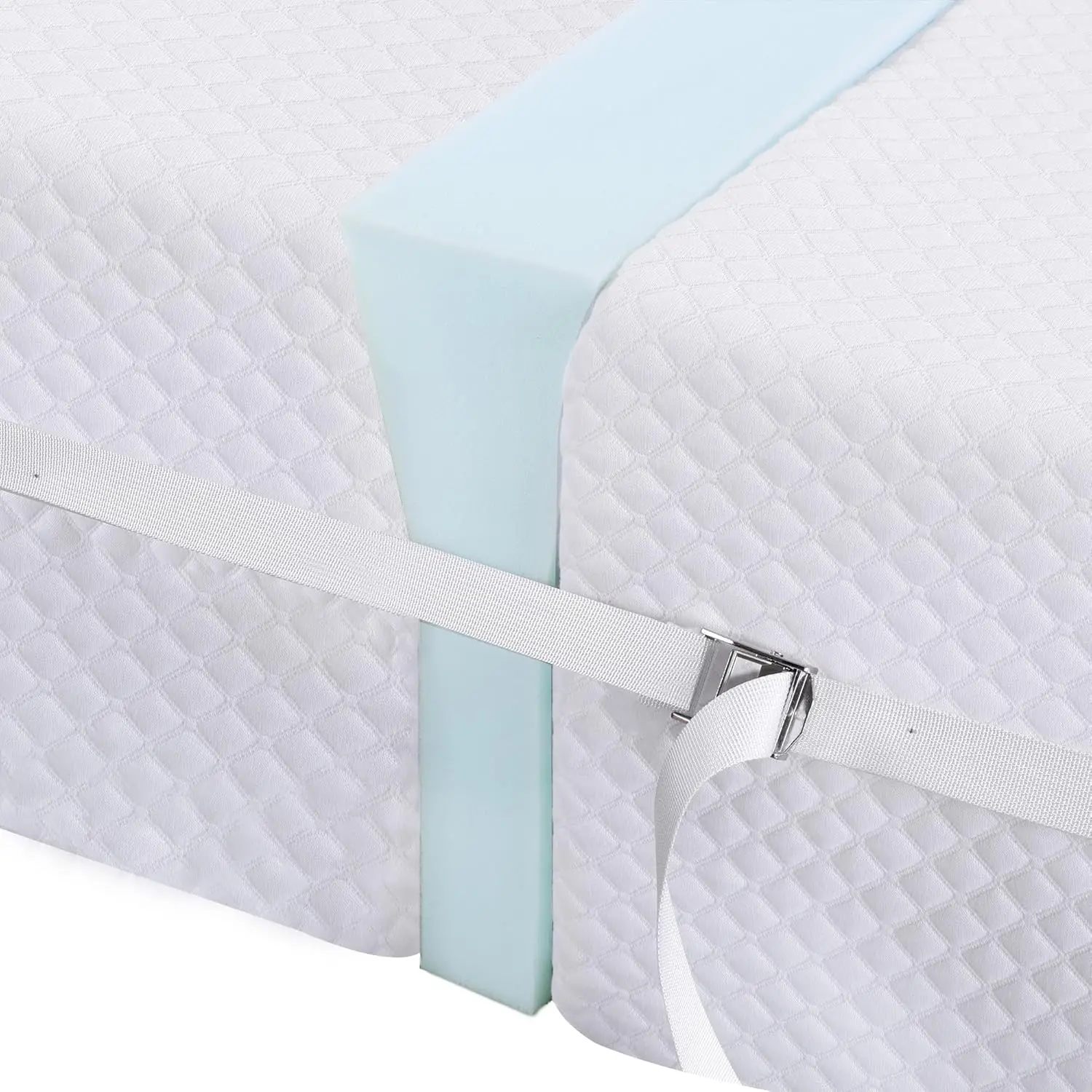 

Twin To King Bed Converter Kit Bed Bridge With Matching Fastening Straps, Foam Split King Gap Filler, Adjustable Mattr Bridge
