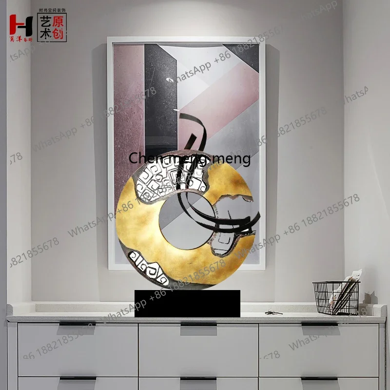 H178Metal sculpture ornaments, wrought iron home accessories, hotel clubhouse model room accessories are simple