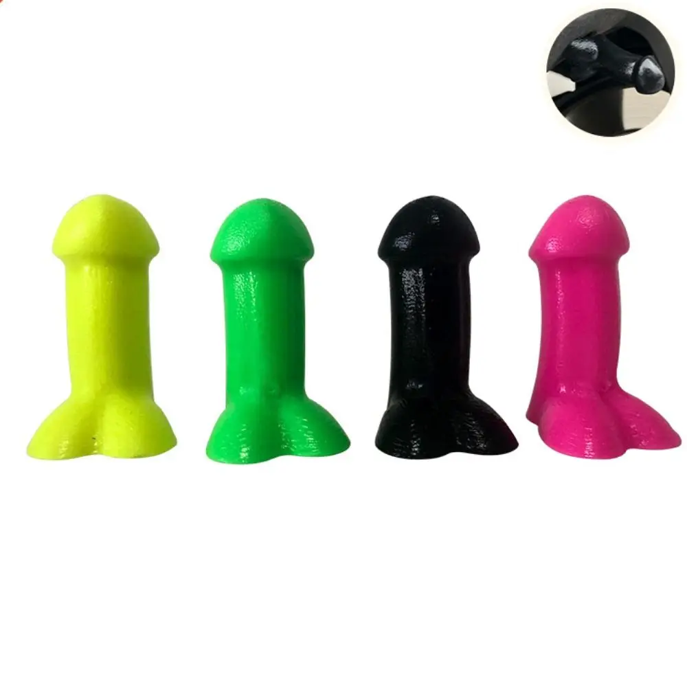 Novelty Rubber Valve Stem Caps Luminous Multicolor Dust-Proof Valve Caps Funny Spoof Air Core Car