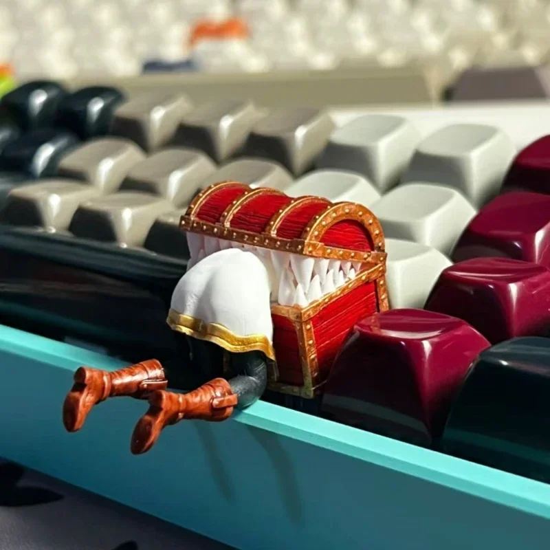 Cute Anime Keycaps Custom Resin Original Design Cartoon Point Key Capfor Mx Cherry Gateron Switch Mechanical Keyboard Accessory