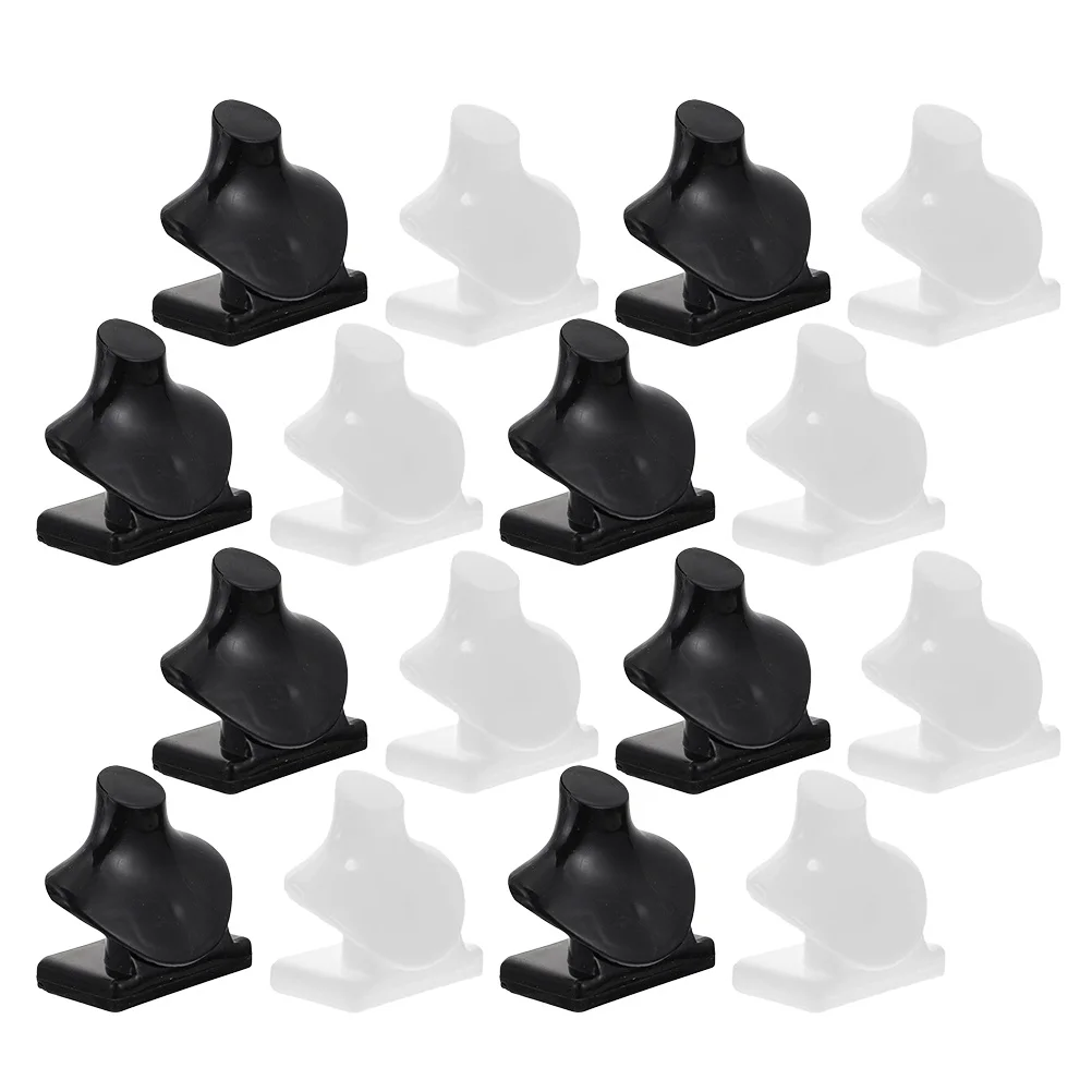 40 pezzi in miniatura per casa delle bambole, porta gioielli, porta collane, piccolo espositore per gioielli, organizer decorativo in miniatura per bambini