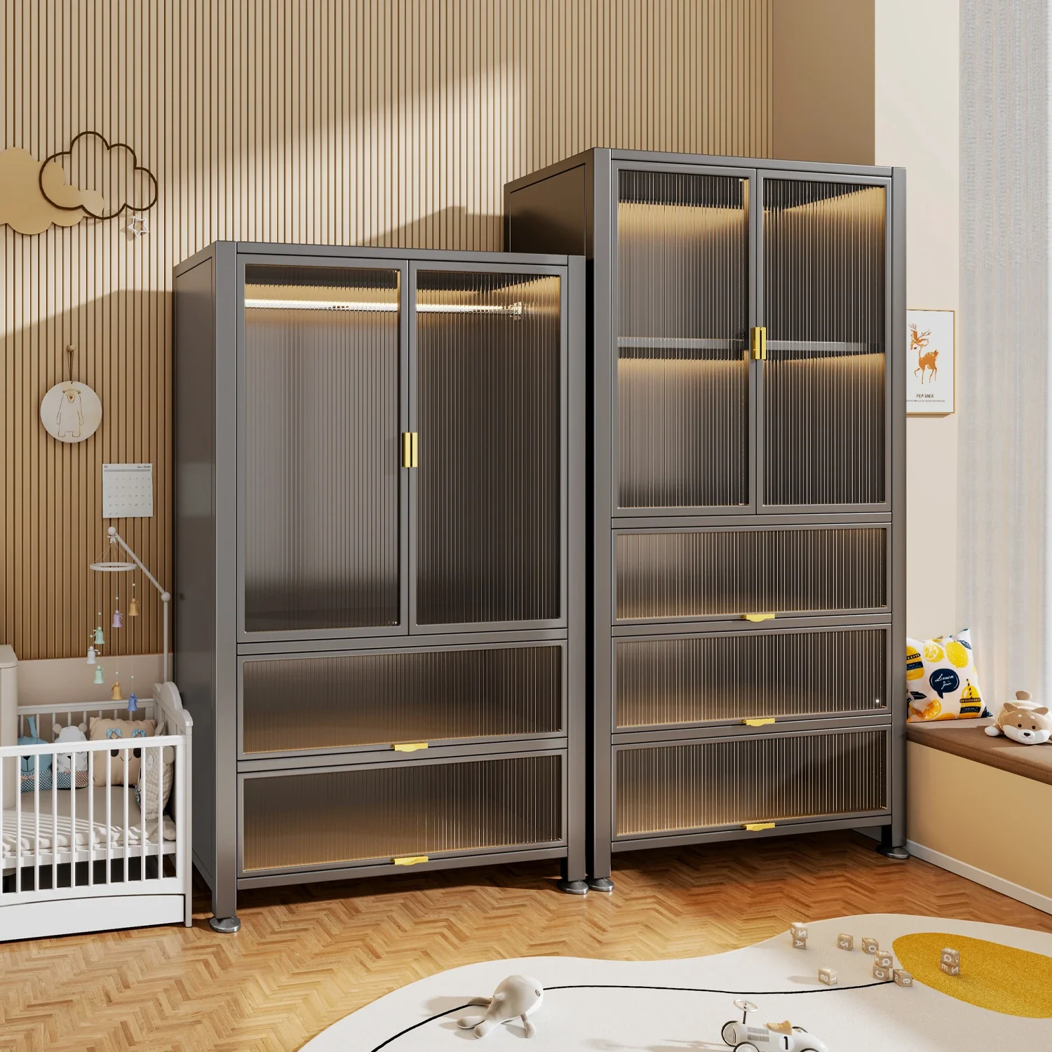 Simple Clothes Bedroom Home Rental Small Floor Tepina Baby  Wardrobe Storage
