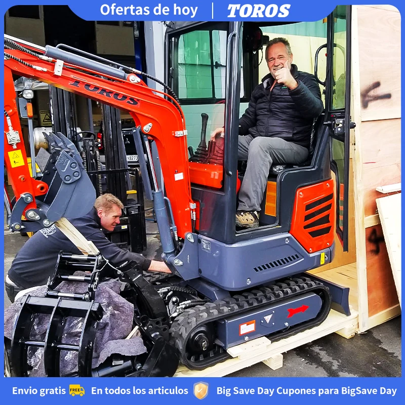 Anpassung Neuer Bagger mit langem Arm, 1200 kg Raupen-Mikrobagger, 1,2 Tonnen Minibagger im Angebot