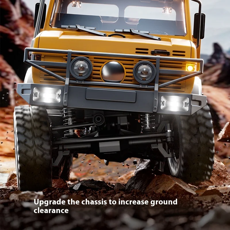Nieuwe JJRC C8823 Unimog Full Scale RC Simulatie 6-wielaandrijving Off-Road Afstandsbediening Auto Speelgoed Klimvoertuig Cadeau voor leeftijden 14+