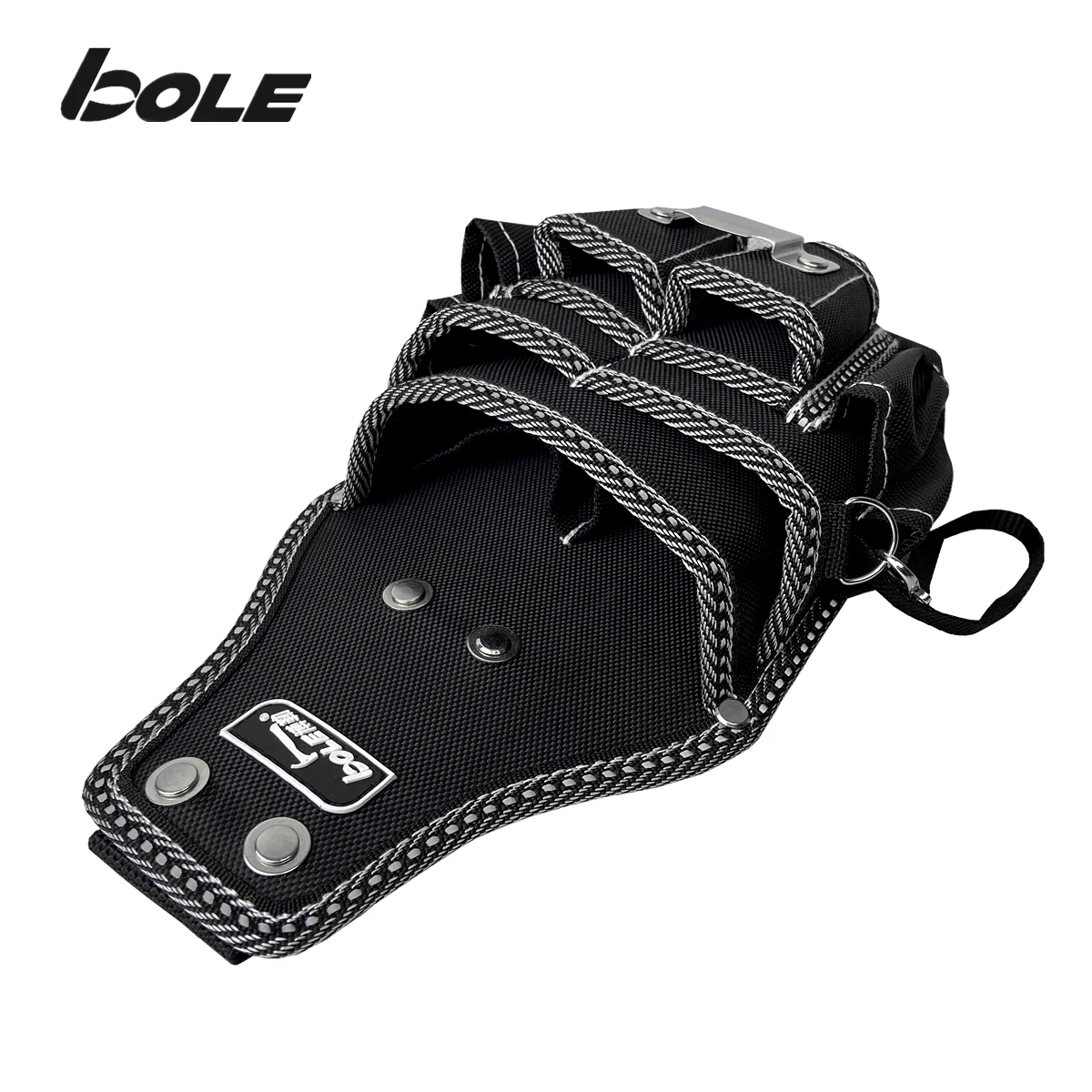 BOLE Professional Electrician Kit 600D Oxford Cloth Thickening Production Waterproof Wear - Resistant Waist Hanging Tool Bag