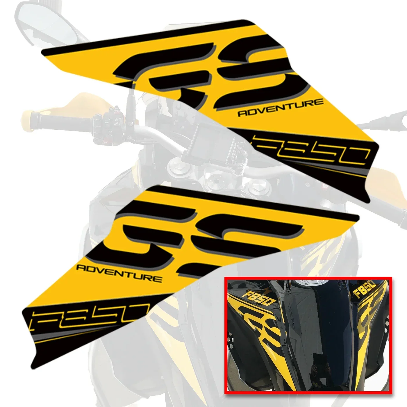 

GS F850 F850 GS850 GSA Fit BMW Protection decals Stickers Tank Pad Fairing Fender Gas Knee Adventure Tankpad 2019 2020 2021 2022