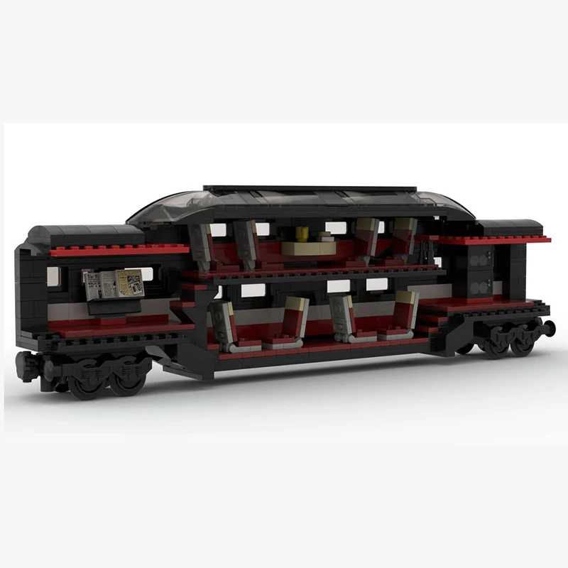 Moc Building Bricks High-Speed City Express Passenger Train Model Technology Blocks Christmas Toys DIY Assembly Holiday Gifts