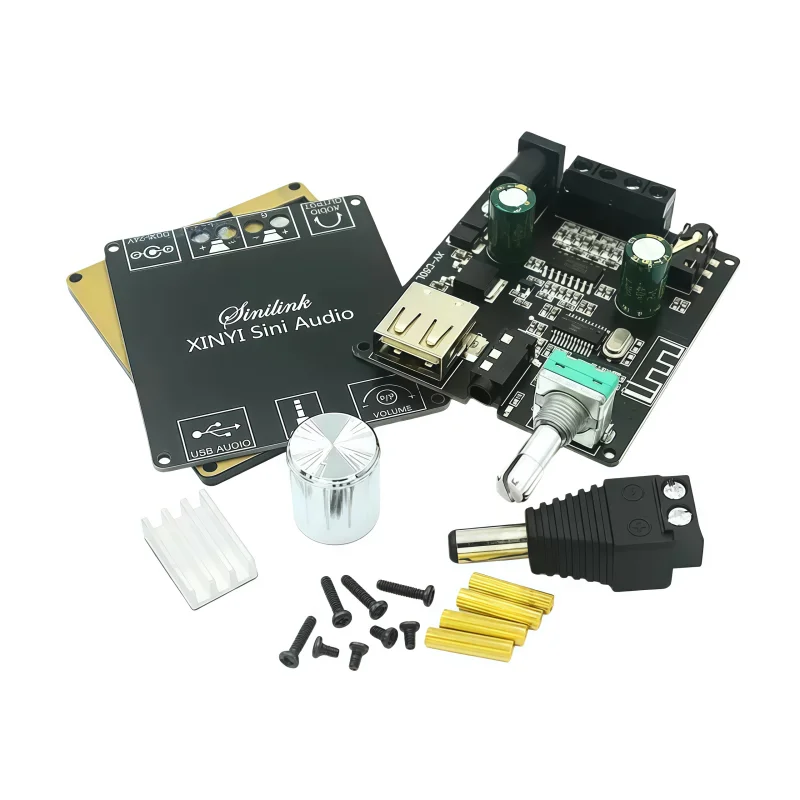 XINYI Sini Audio XY-C50L 50W Two-channel Bluetooth Digital Amplifier Board with 360-degree Variable Tone Control