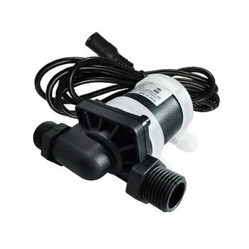 12V 24V DC Multifunktionale bürstenlose Wasserpumpe DC-Pumpe Druckerhöhungspumpe Warmluft wassergekühlte Umwälzpumpe 1/2