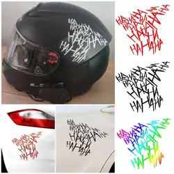 Reflective Bumper Decor Window Ornament Motorbike Scooter Funny Hahaha Decals Motorcycle Helmet Sticker Electricbike Car