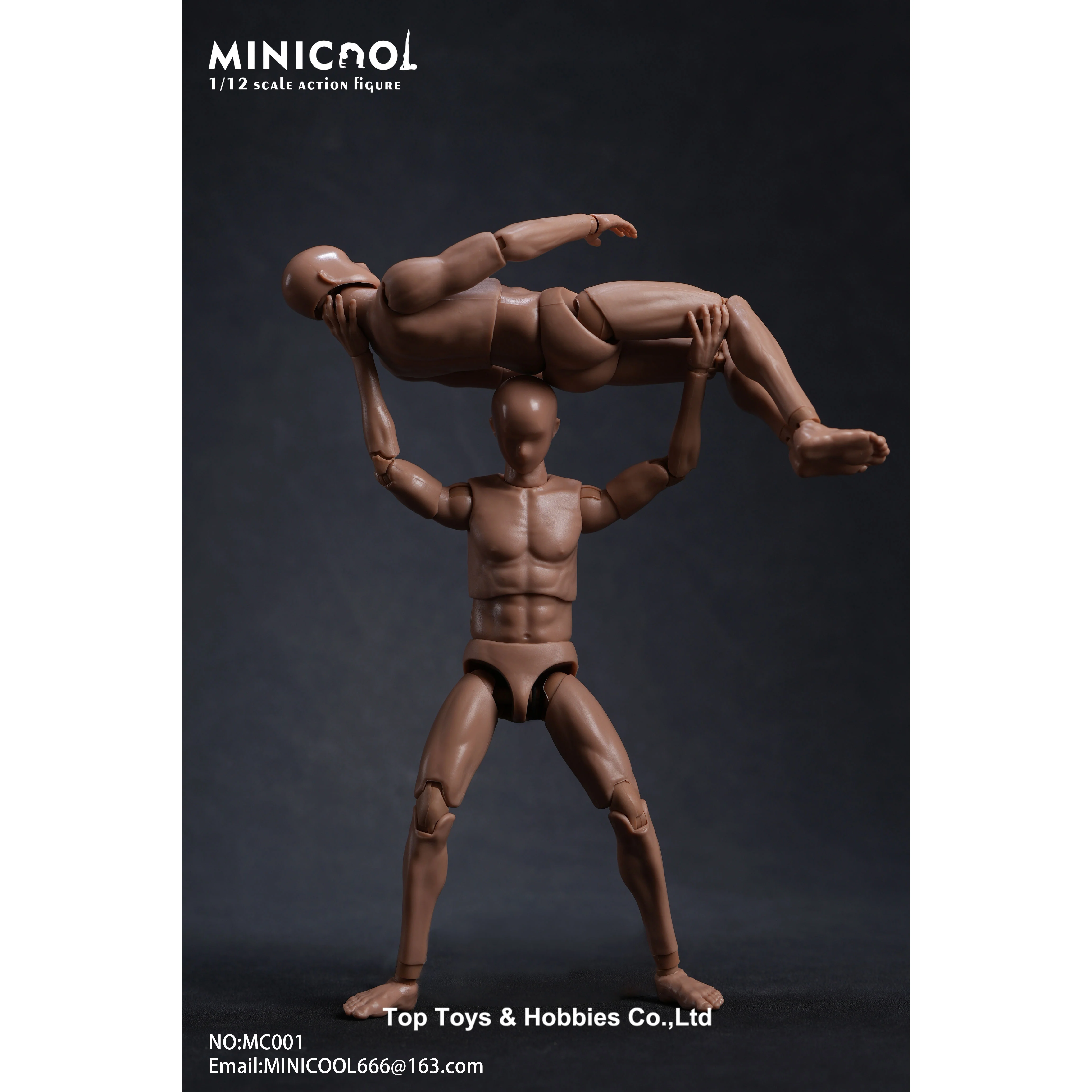 MINI COOL MC001 MC006 1/12 Super Flexible Movable Muscle Joint Body With Head Full Set 6inch Male Soldier Action Figure Doll