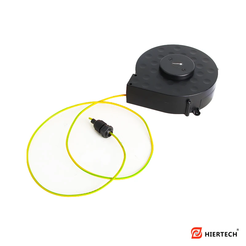 

Automatic rewinding single core cable reel for earth wire auto retractable electric cable extender with self lock