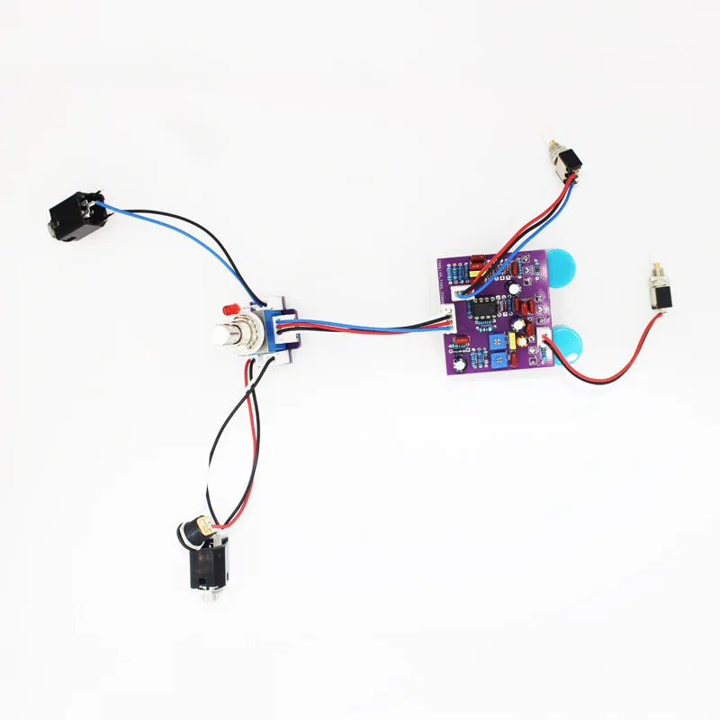 DIY Electric Guitar Monolithic Effects for Compact Direct Drive Overload Board